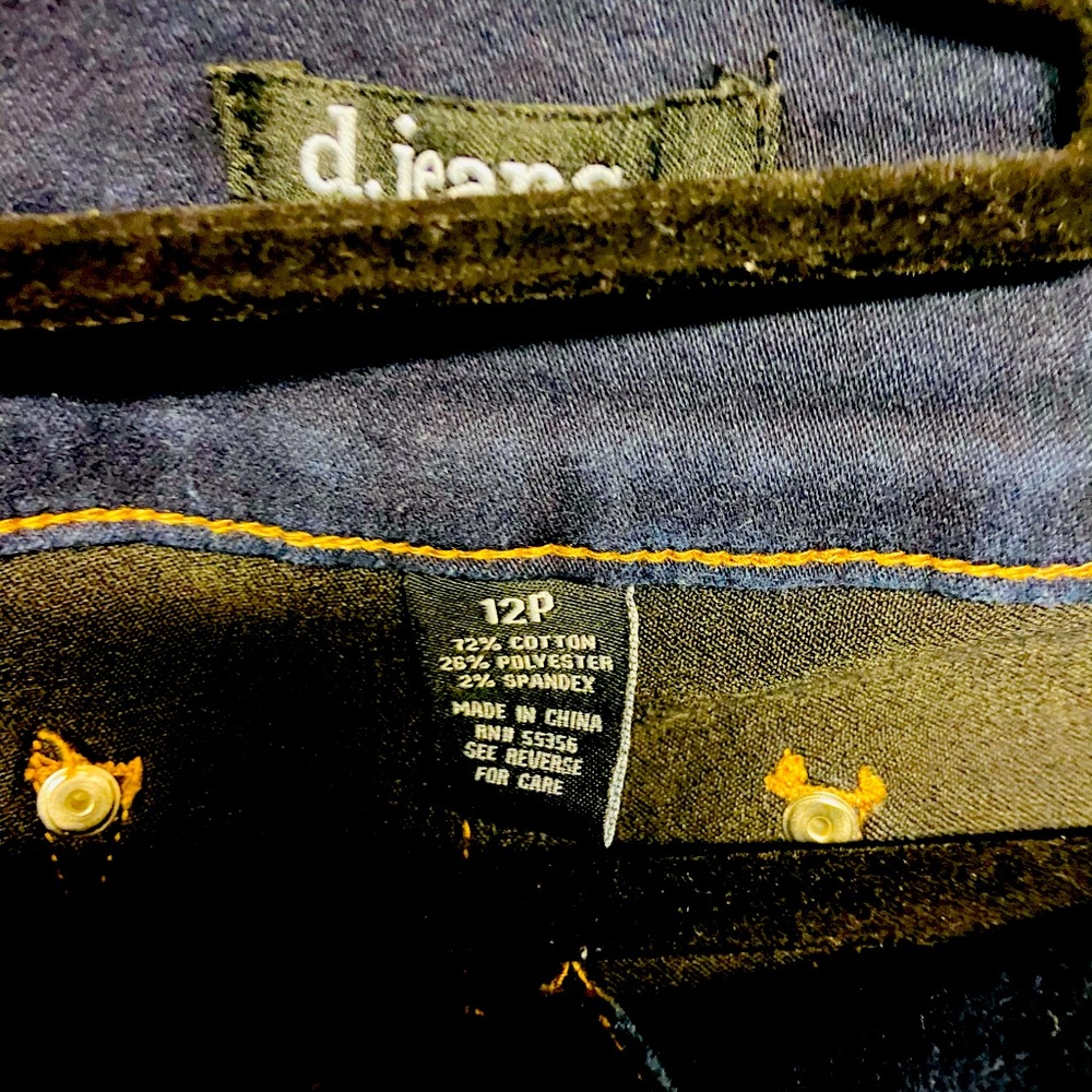 High wasted jeans dark denim